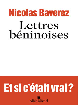 cover image of Lettres béninoises